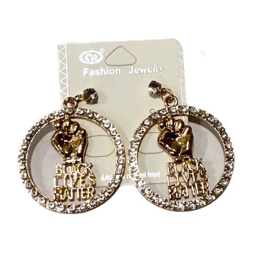 Black Lives Matter BLM Earrings Box