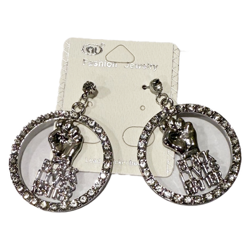 Black Lives Matter BLM Earrings Box