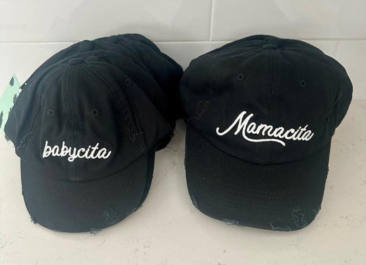 Mamacita, Babycita - Classic Baseball Hats ( Total 16 Hats - 8 of Each Style)