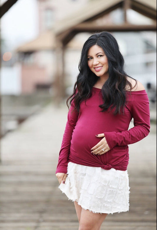 Stylish Autumn Maternity Shirts 4 Piece - NWT