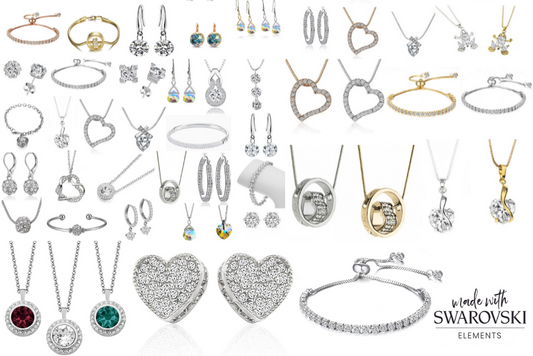 25 pieces of Swarovski Elements Jewelry Necklaces, Bracelets & Earrings!!