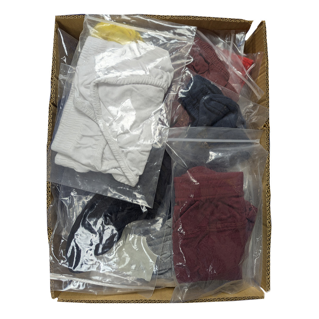 100% Cotton Brief Underwear Mystery Box – Assorted Brand New | 3 lbs (20-26 Pieces)