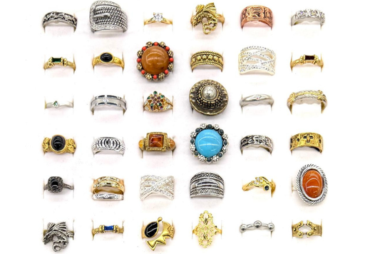 36 Vintage Deadstock Rings