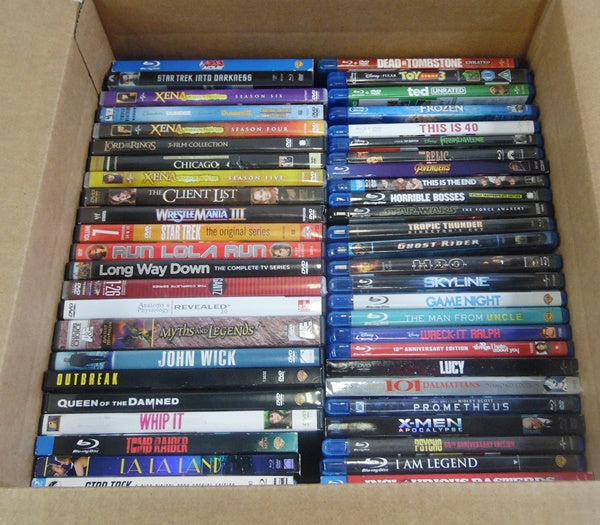 Fifty DVDs Box (DVD & BLU RAY)