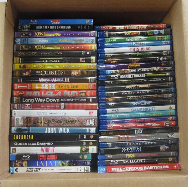 Fifty DVDs Box (DVD & BLU RAY)
