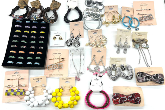 100-Piece Fashion Jewelry Mystery Lot