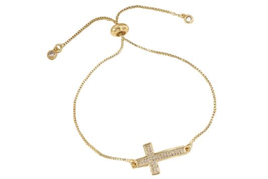 12 Cross Slider Bracelets made with Swarovski Elements