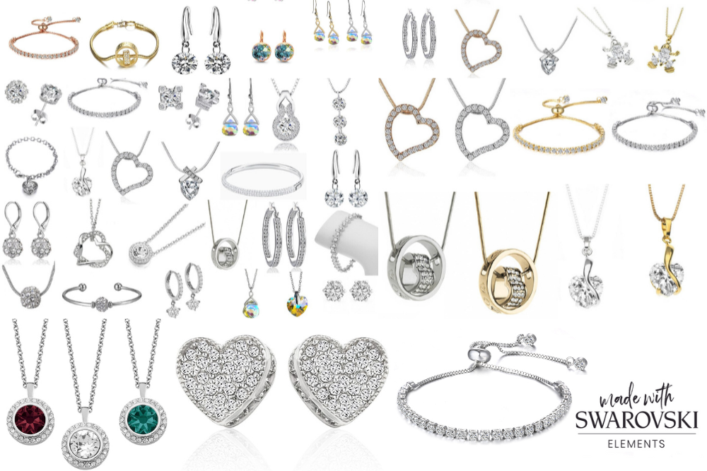 25 pieces of Swarovski Elements Jewelry Necklaces, Bracelets & Earrings!!