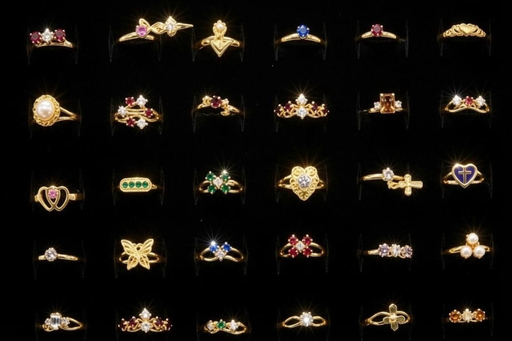 200 Vintage Deadstock Rings Kids sizes – Bluebox